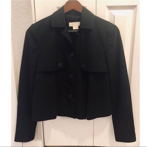 Michael Kors Black Cropped Blazer Jacket